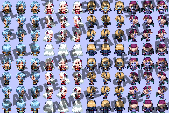 Animation Battler Material Collection Demi-human Set - RPG MAKER UNITE - Image 8