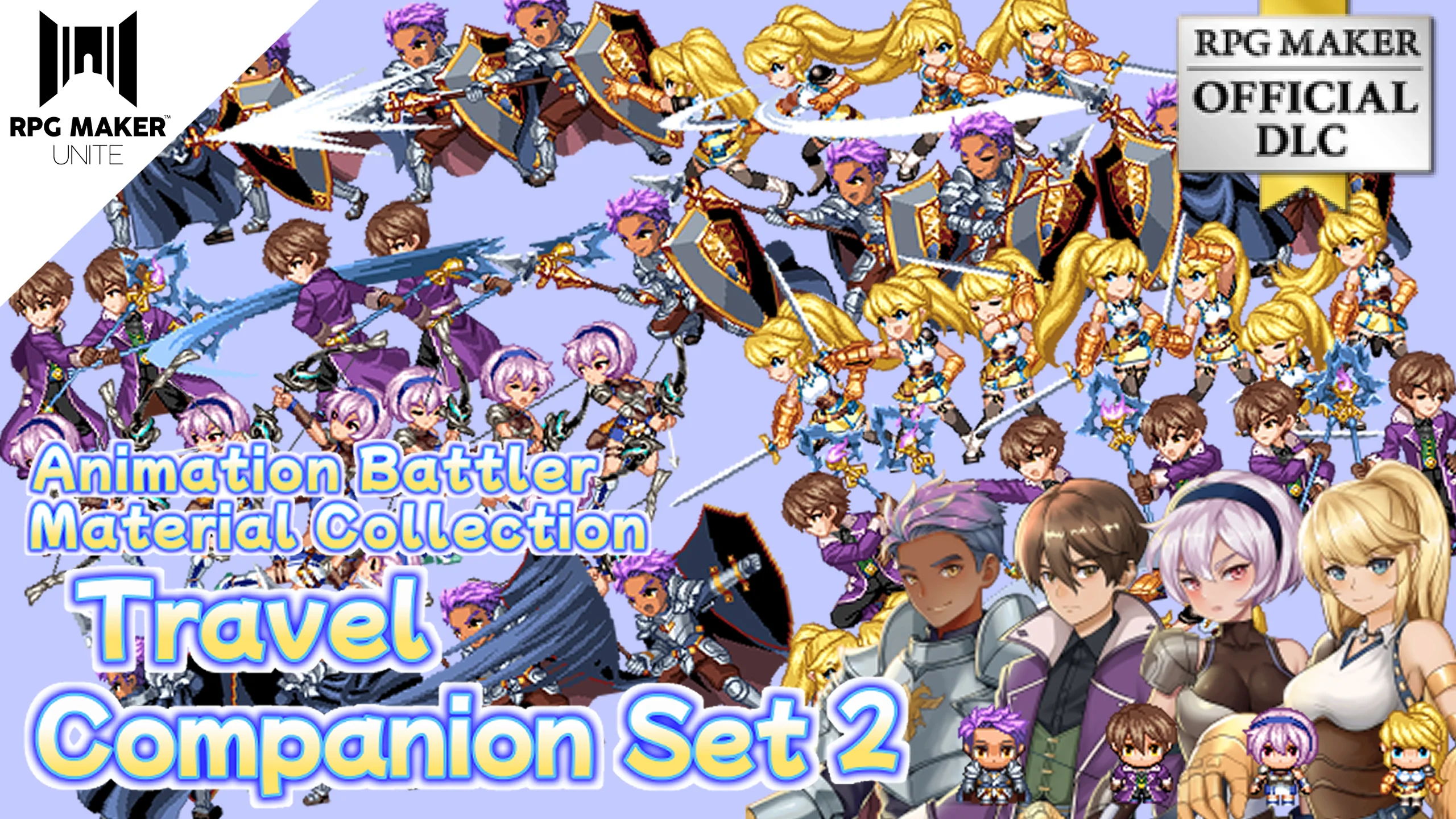 Animation Battler Material Collection Travel Companion Set 2 - RPG MAKER UNITE
