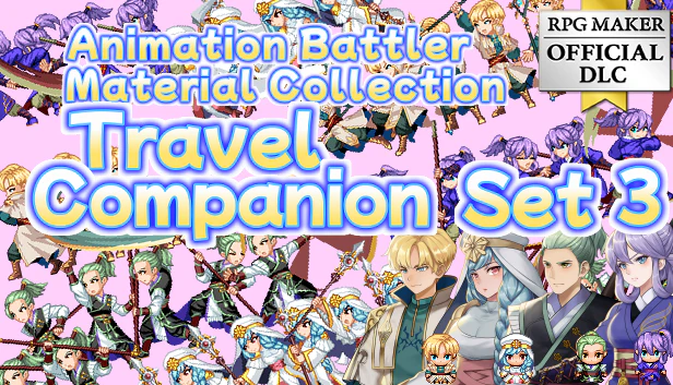 Animation Battler Material Collection Travel Companion Set 3 - RPG Maker MZ