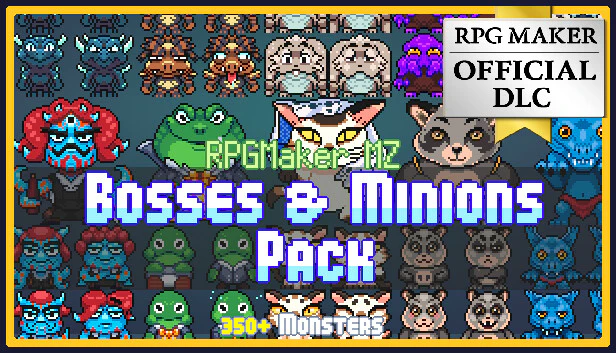 BOSSES and MINIONS PACK - RPG Maker MZ