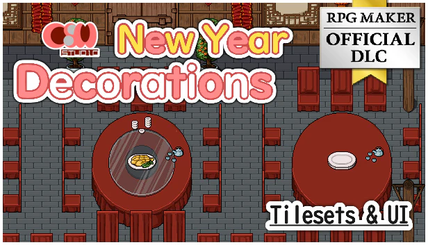 CSW STUDIO New Year Decorations - Tilesets and UI - RPG Maker MZ