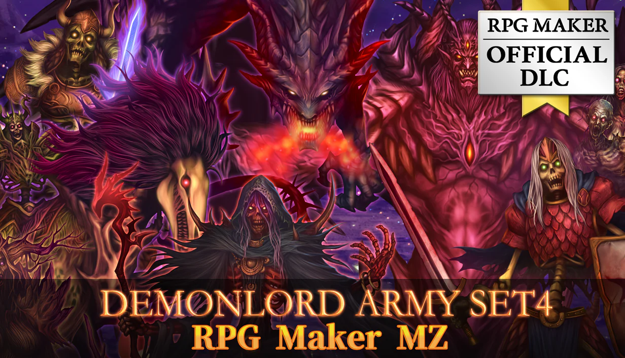 Demon Lord Army Set 4 - RPG Maker MZ