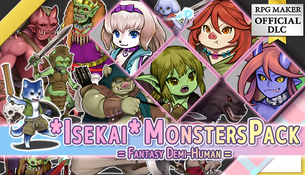 Isekai MonstersPACK Fantasy Demi-Human - RPG Maker MZ