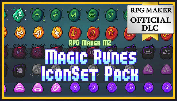 MAGIC RUNES ICONSET PACK - RPG Maker MZ