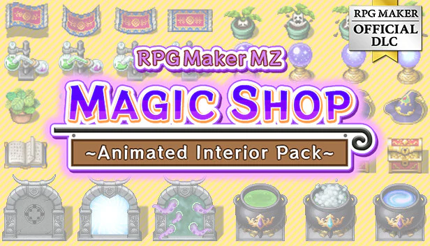 Magic Shop Animated Interior Pack - RPG Maker MZ