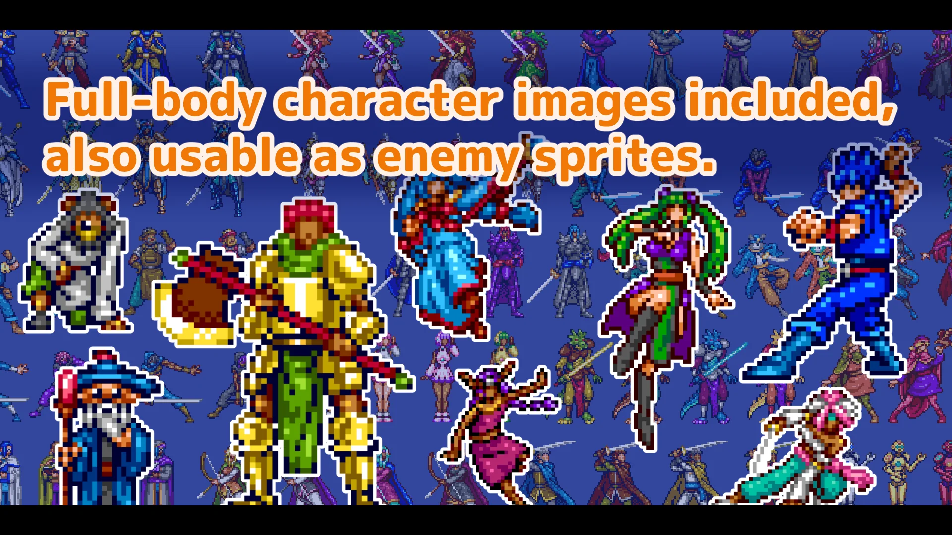 MEGA FANTASY Walking Actors and Faces - RPG MAKER UNITE - Image 9