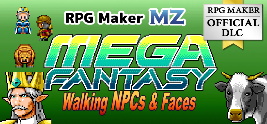 MEGA FANTASY Walking NPCs and Faces - RPG Maker MZ