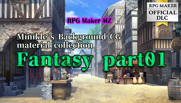 Minikle's Background CG Material Collection Fantasy part01 - RPG Maker MZ