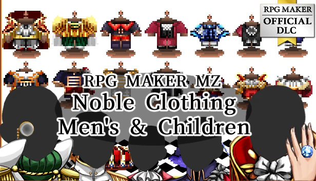 Noble Clothing Men's and Children - RPG Maker MZ