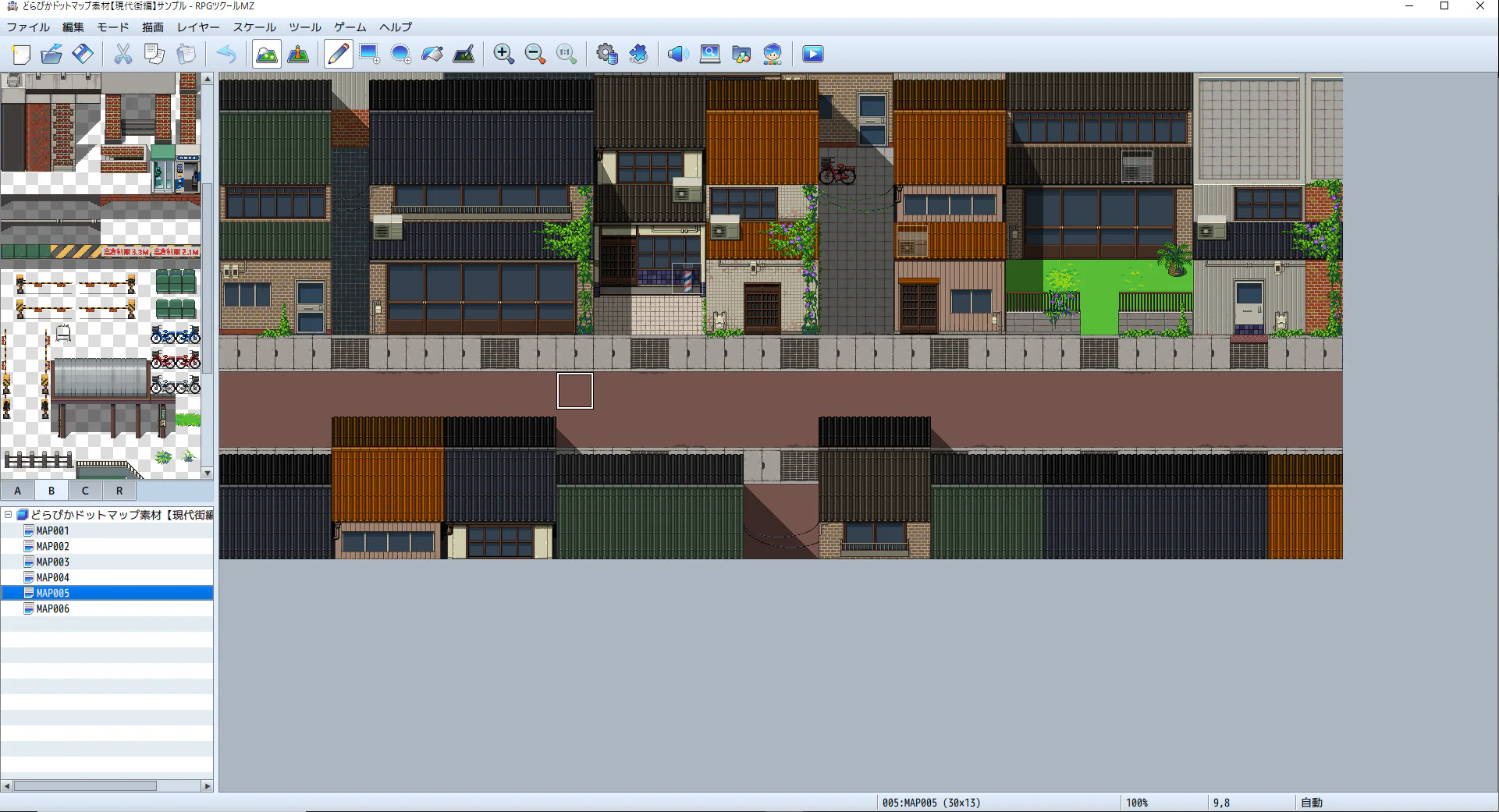 DorapixelMapChips / Modern JP - RPG Maker MZ - Image 3