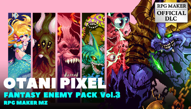Otani Pixel Fantasy Enemy Pack Vol.3 - RPG Maker MZ