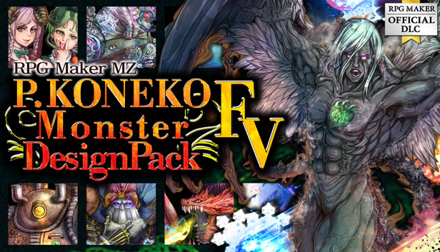 P. KONEKO Monster Design Pack FV - RPG Maker MZ