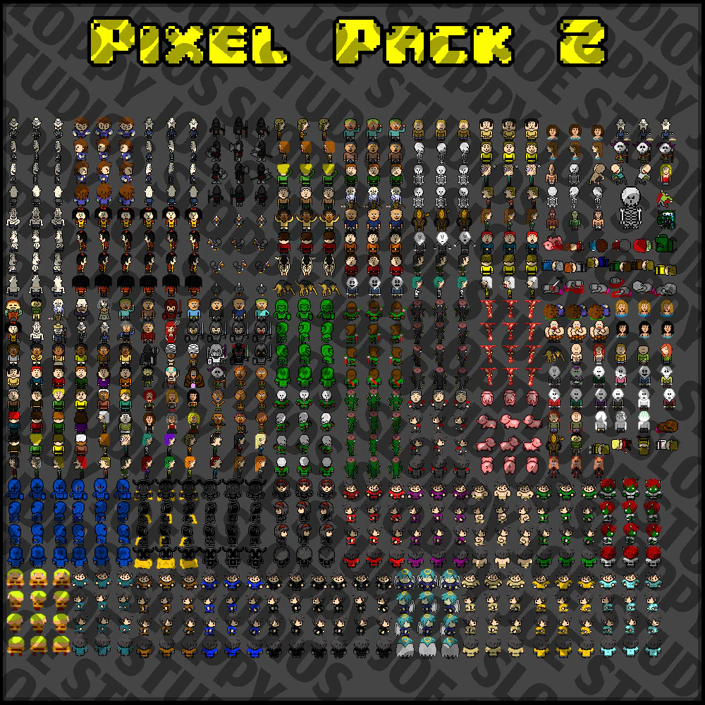 Pixel Pack 2 Characters - Faces - Sideview Enemies - RPG Maker MZ - Image 4