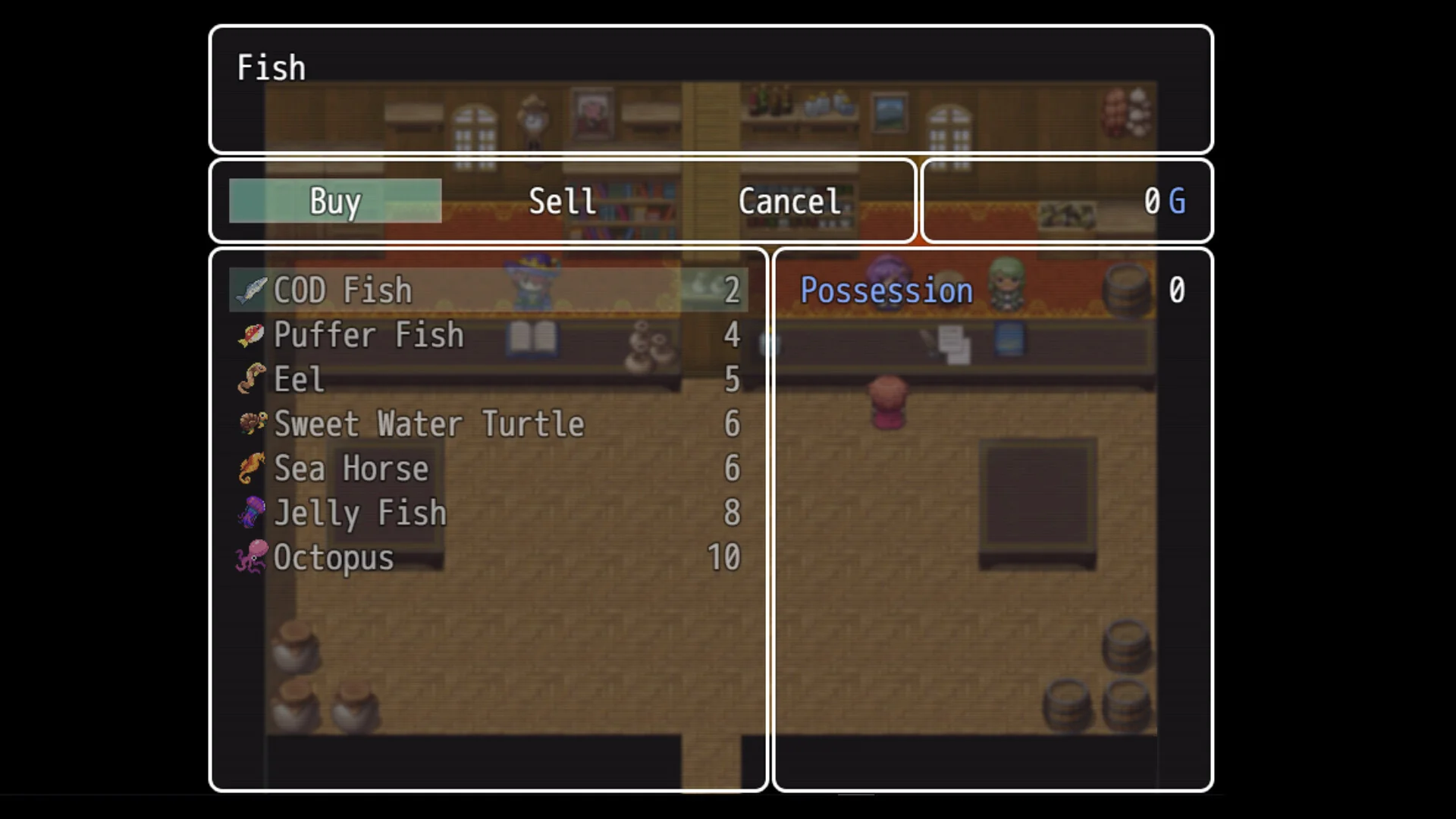 PIXELART FISH ICONS PACK - RPG Maker MZ - Image 4
