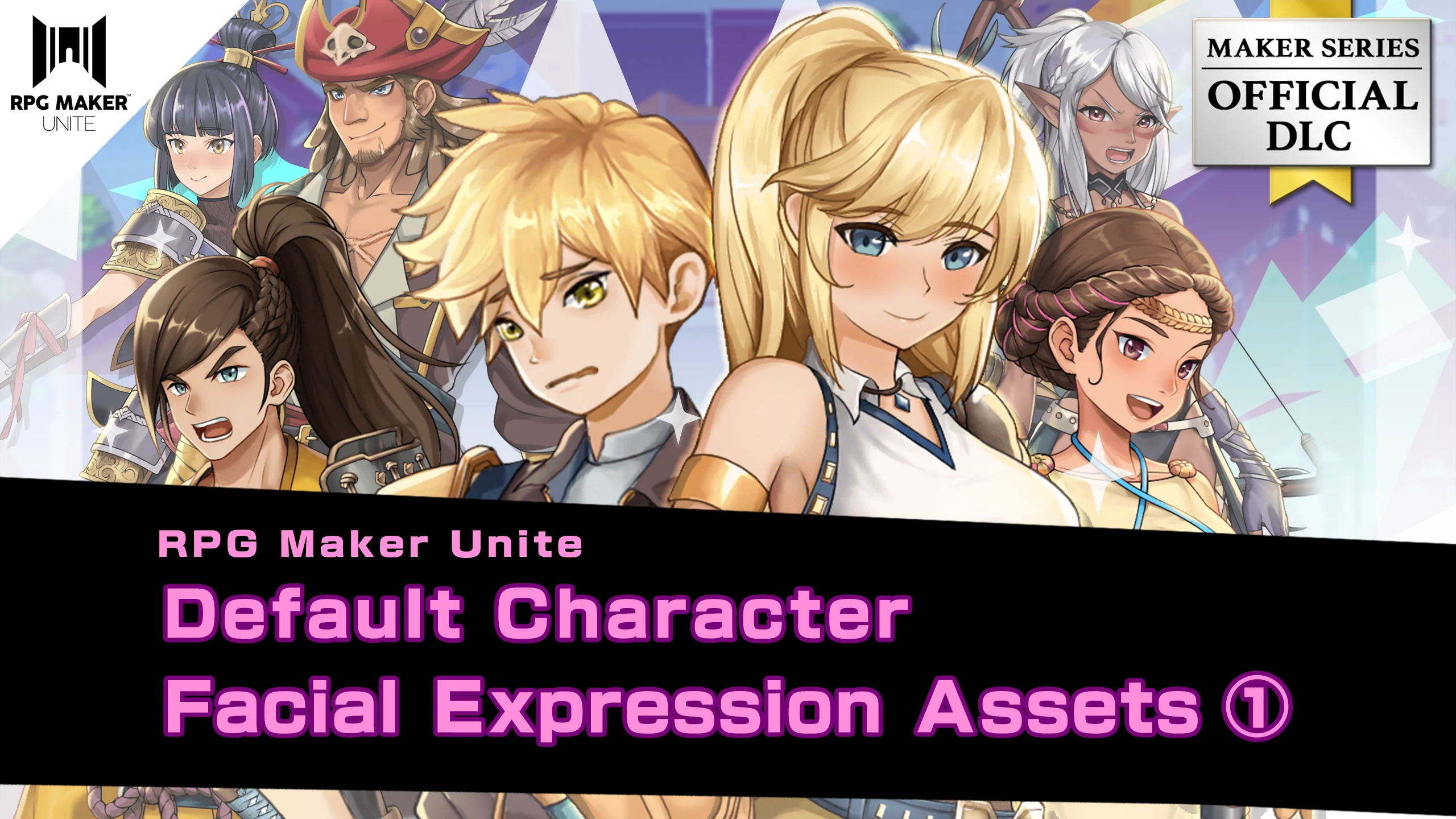 RPG Maker Unite Default Character Facial Expression Assets1 - RPG MAKER UNITE