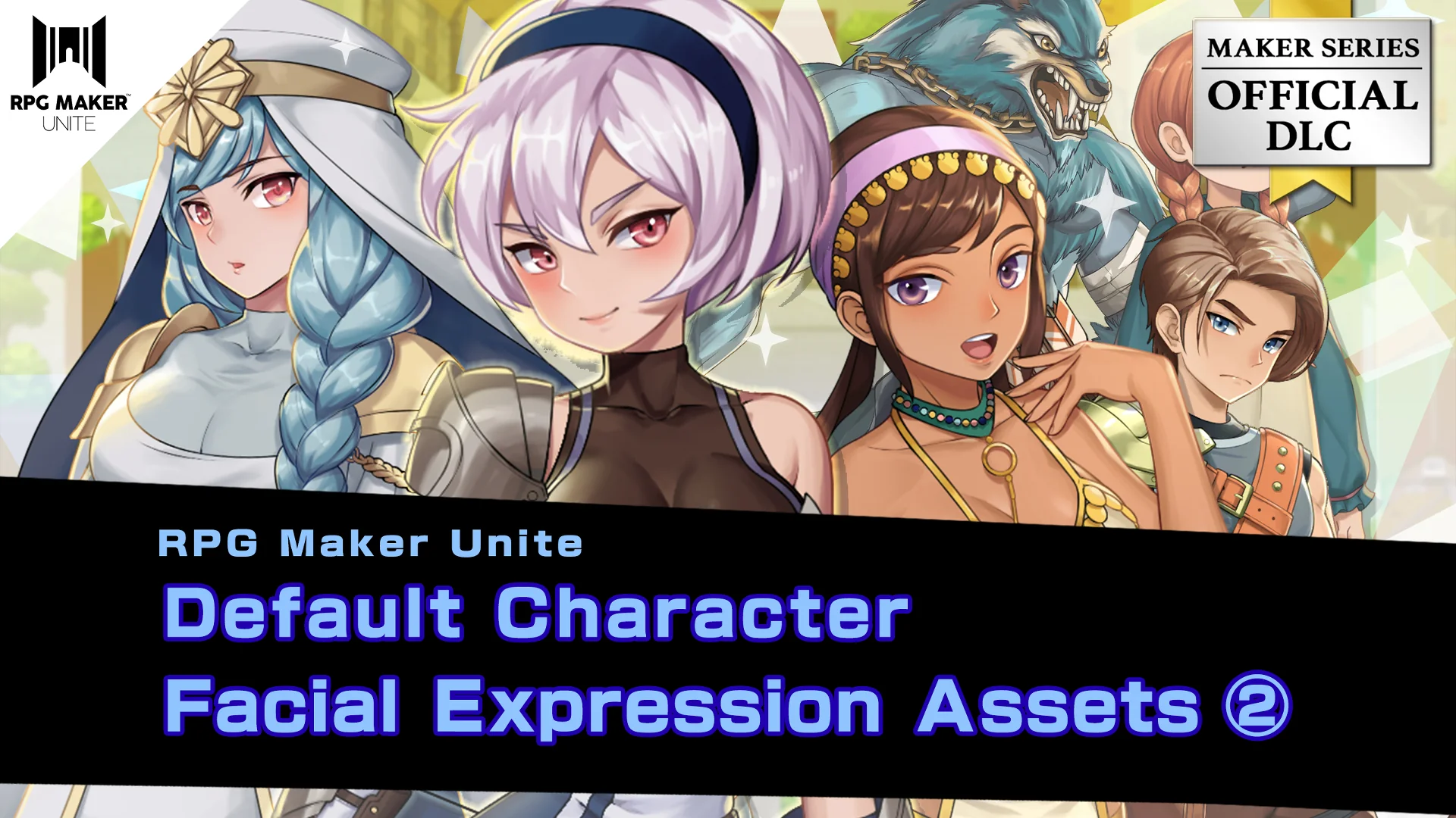 RPG MAKER UNITE Default Character Facial Expression Assets2 - RPG MAKER UNITE