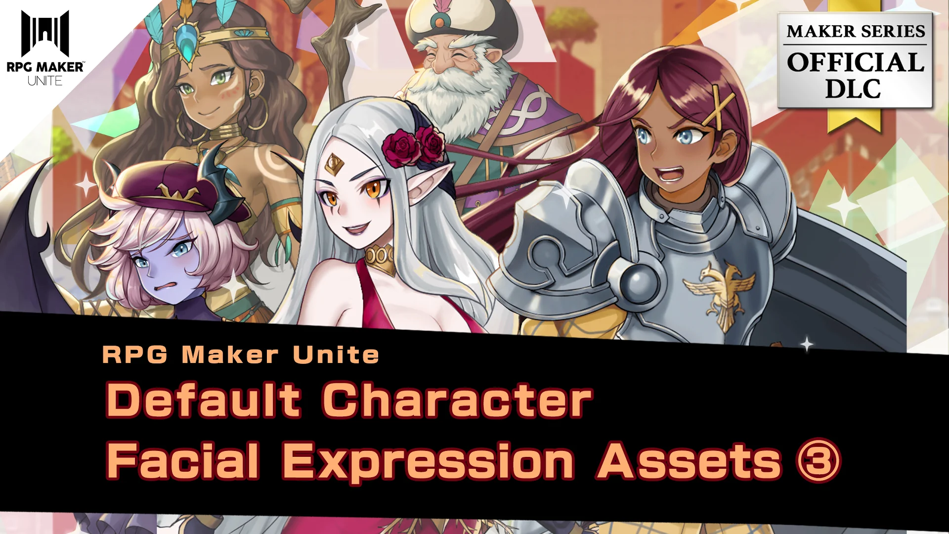 RPG MAKER UNITE Default Character Facial Expression Assets3 - RPG MAKER UNITE