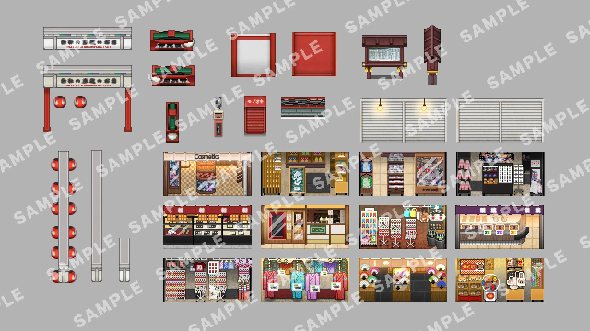 SERIALGAMES Japan travel spots Asakusa set - RPG Maker MZ - Image 10