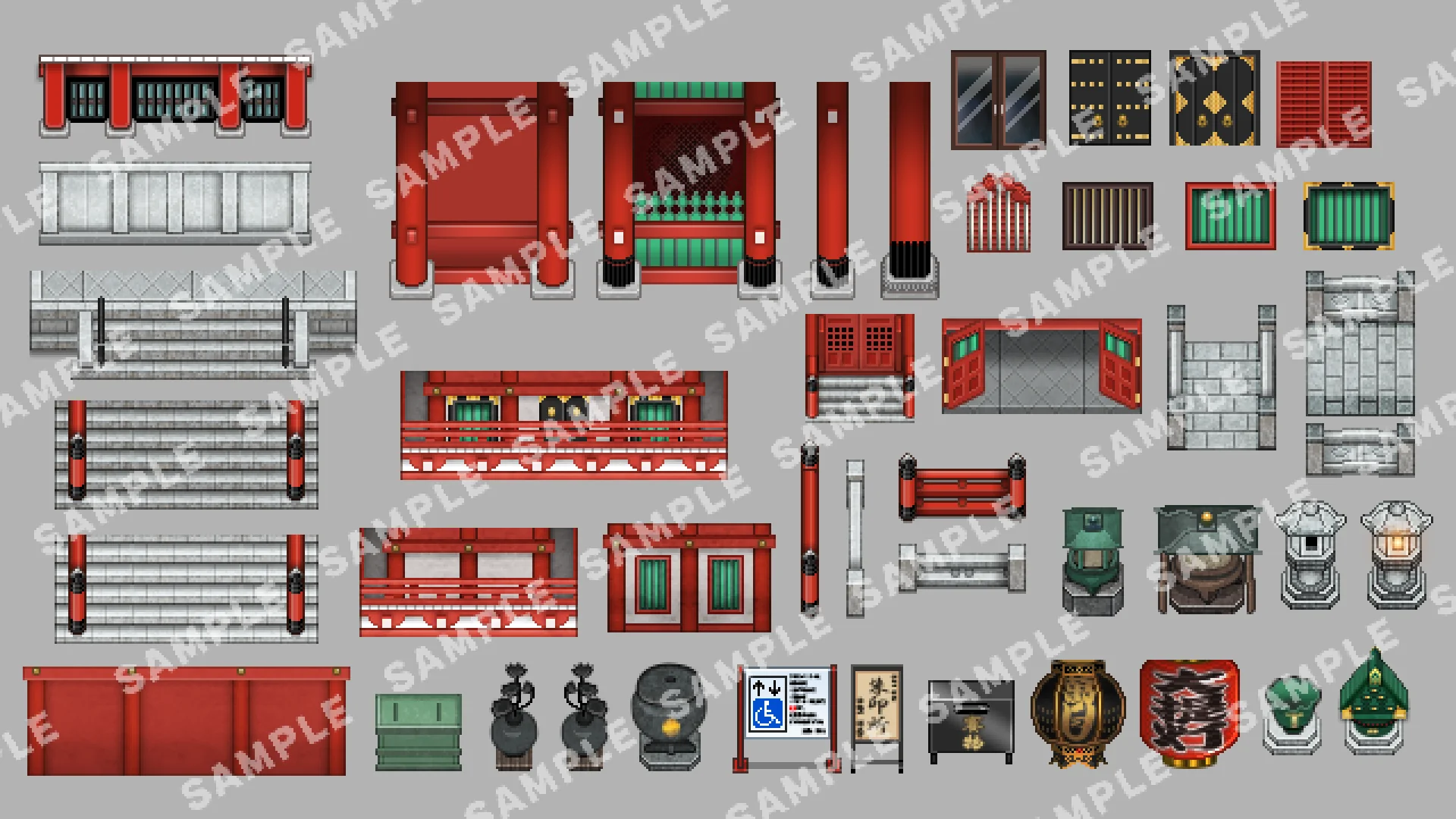 SERIALGAMES Japan travel spots Asakusa set - RPG Maker MZ - Image 8