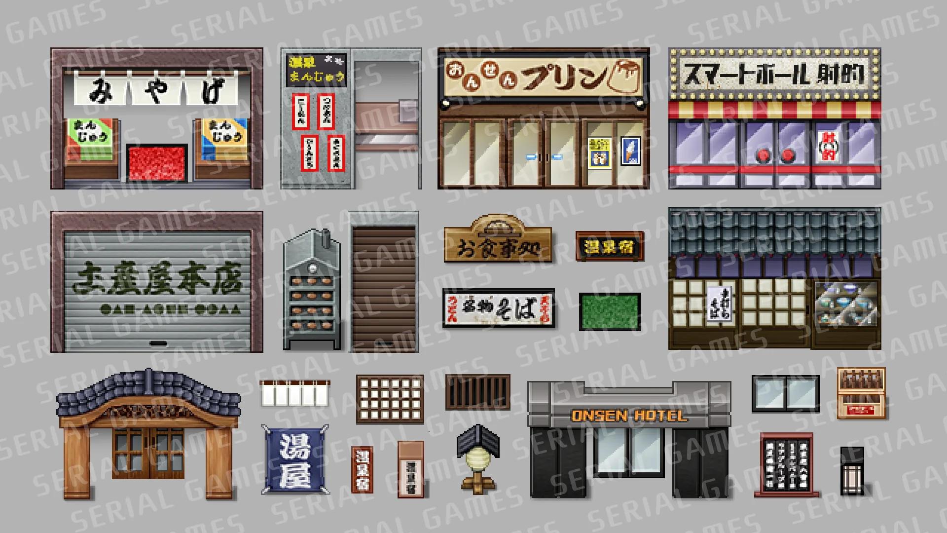 SERIALGAMES Japan travel spots ONSENTown SET - RPG Maker MZ - Image 12