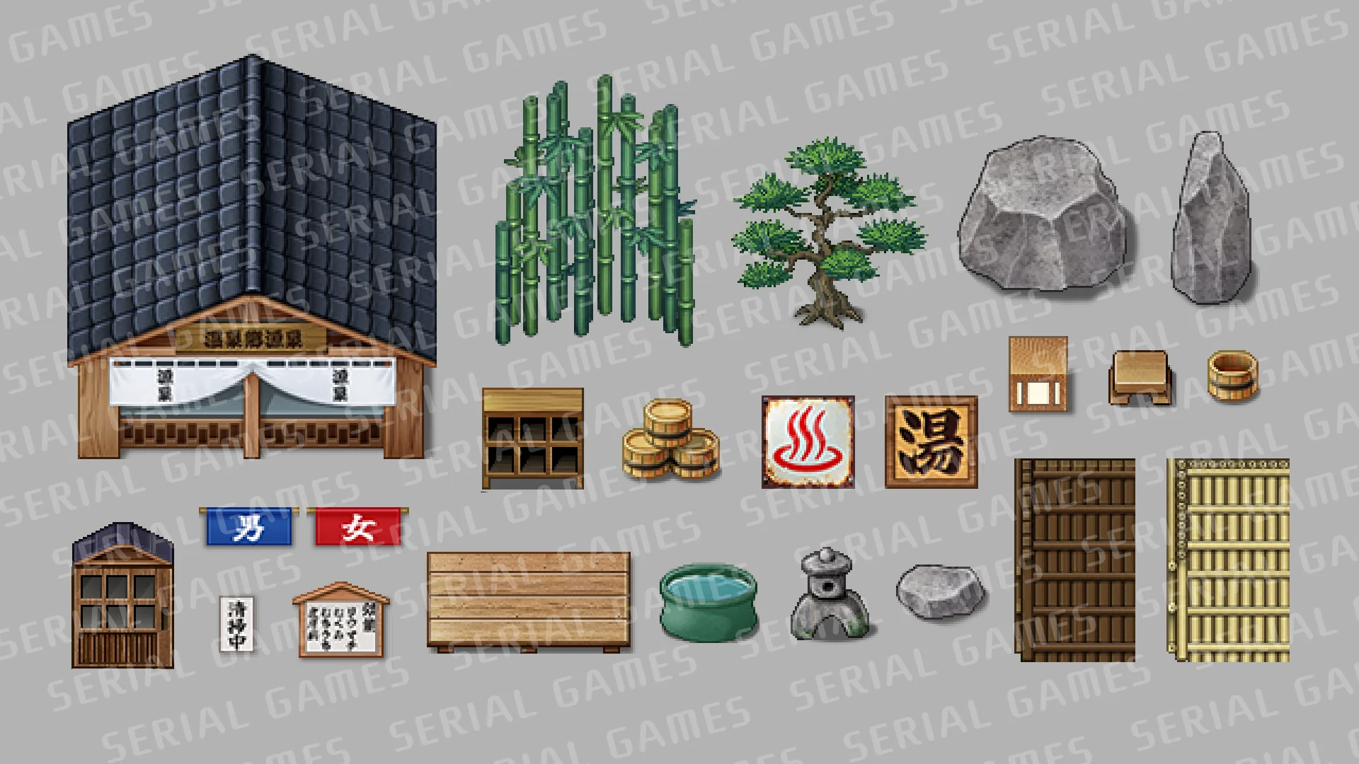 SERIALGAMES Japan travel spots ONSENTown SET - RPG Maker MZ - Image 13