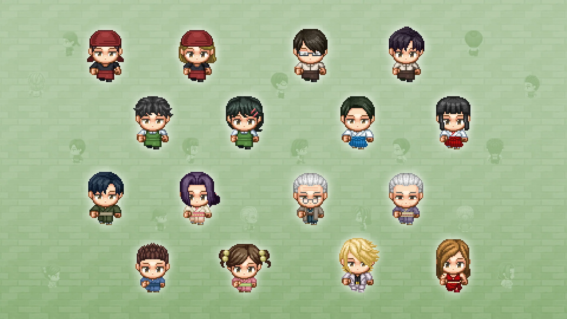 SERIALGAMES LivingGoodCity Japanese City NPC SET 1 - RPG Maker MZ - Image 2