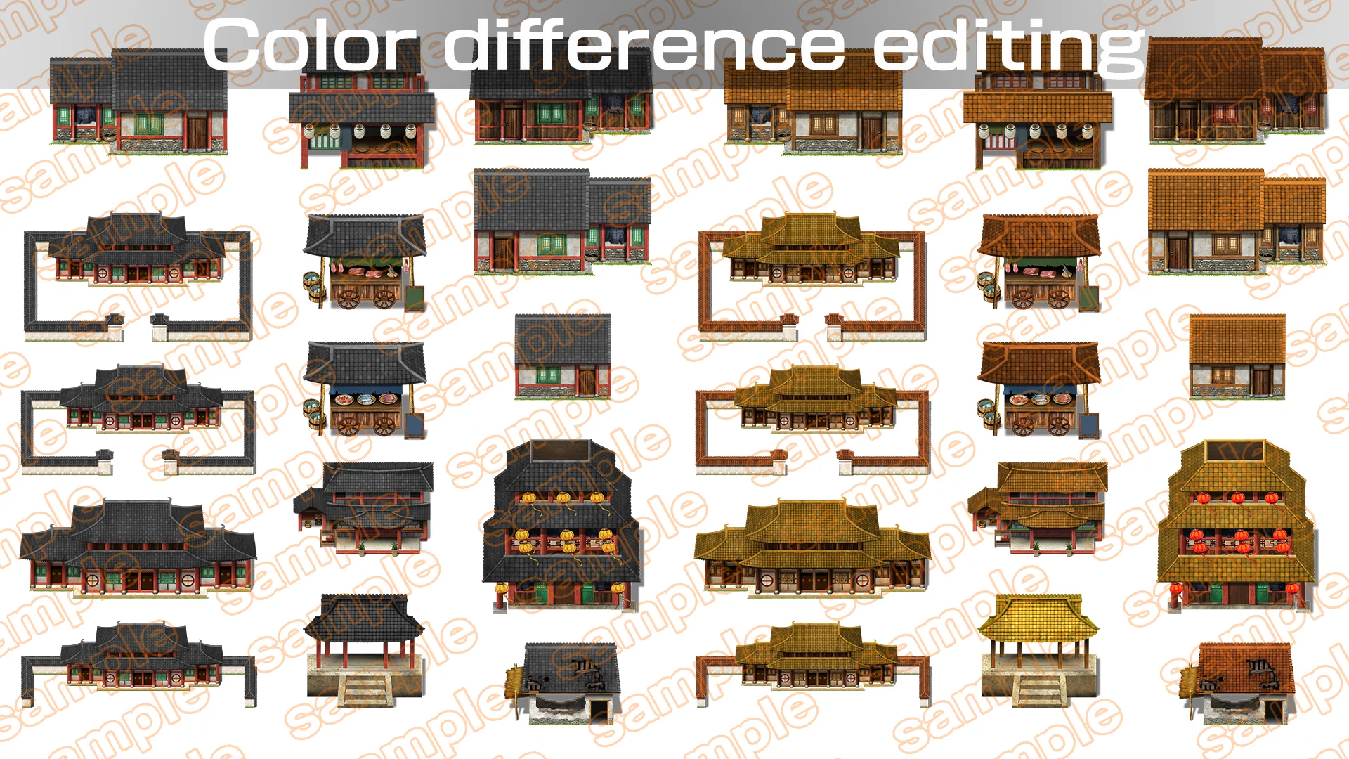 Single-picture map collection of materials1 Ancient city EZIL - RPG MAKER UNITE - Image 11