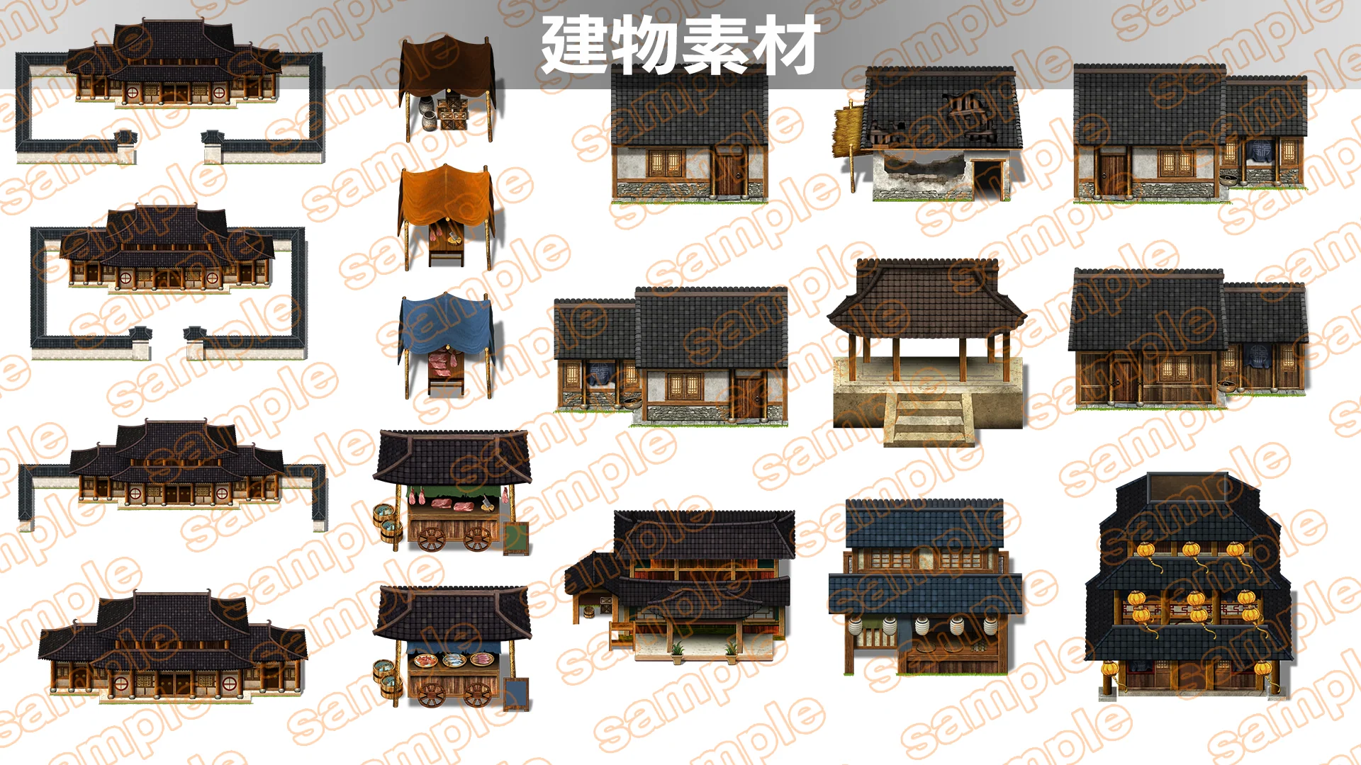 Single-picture map collection of materials1 Ancient city EZIL - RPG MAKER UNITE - Image 6