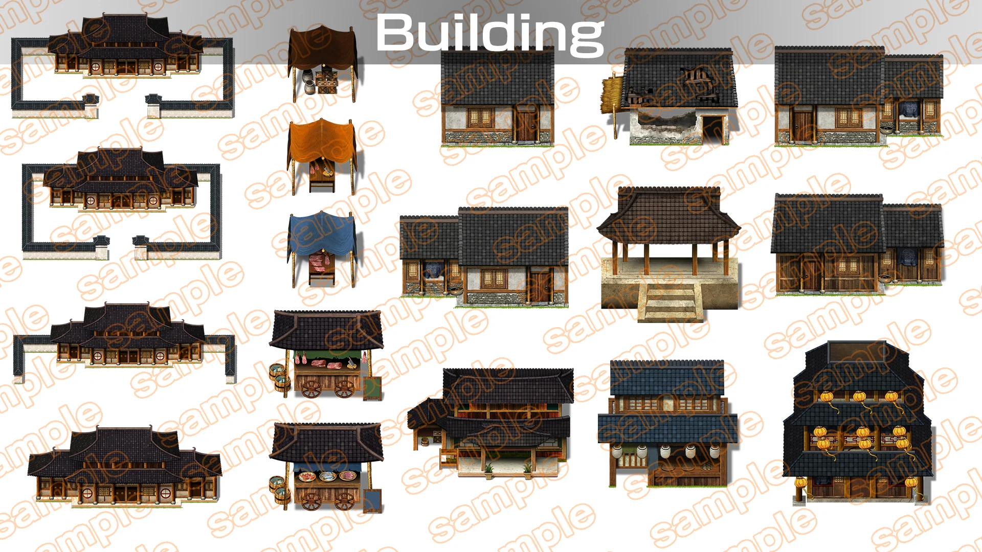 Single-picture map collection of materials1 Ancient city EZIL - RPG MAKER UNITE - Image 7