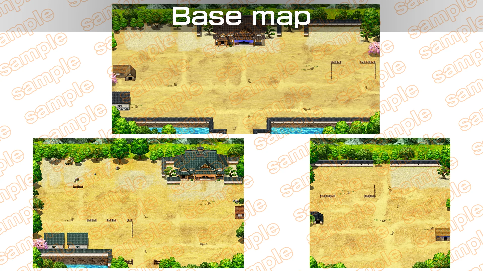 Single-picture map collection of materials2 Samurai town HINOMOTO - RPG MAKER UNITE - Image 13