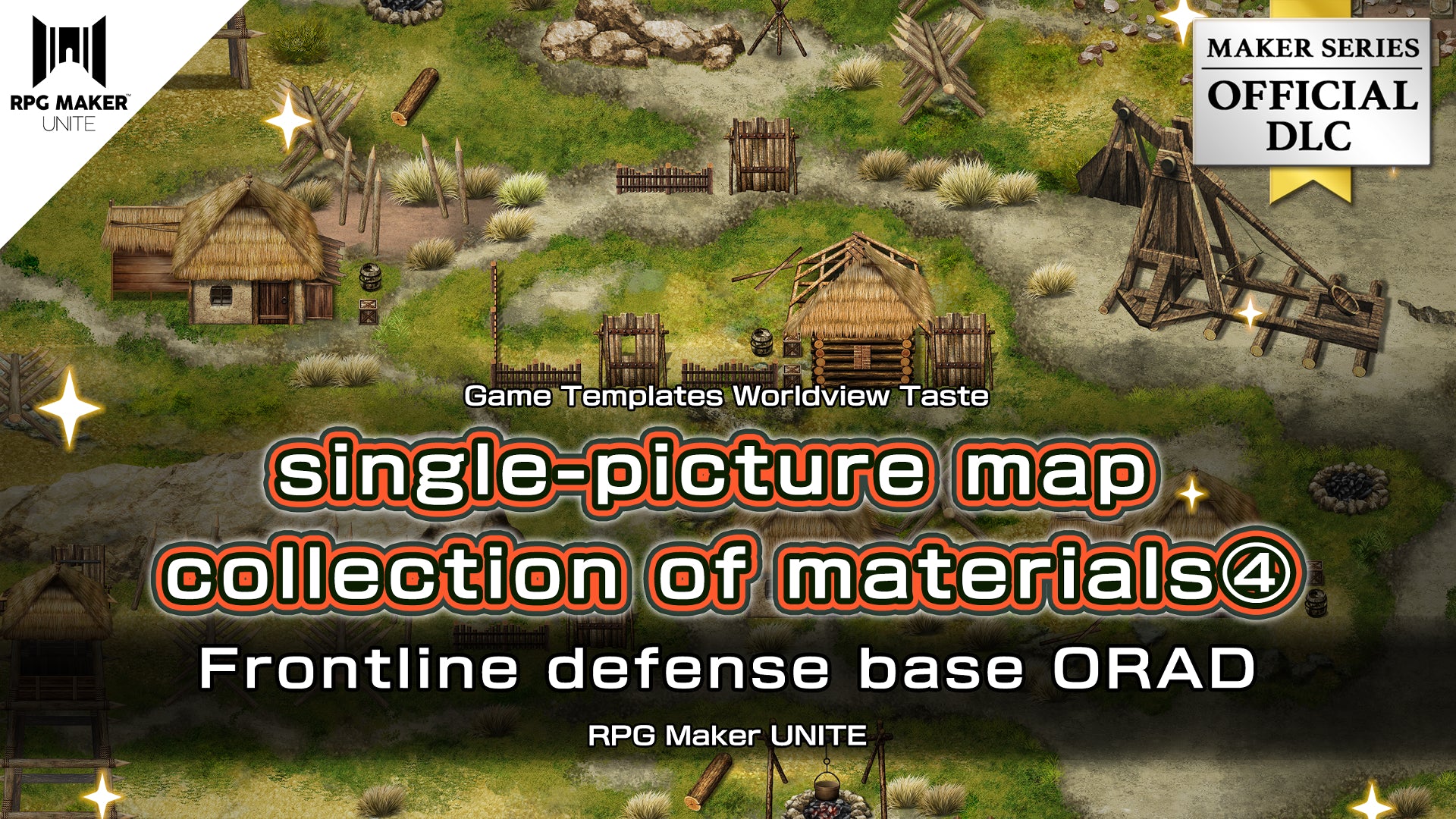 Single-picture map collection of materials4 Frontline defense base ORAD - RPG MAKER UNITE