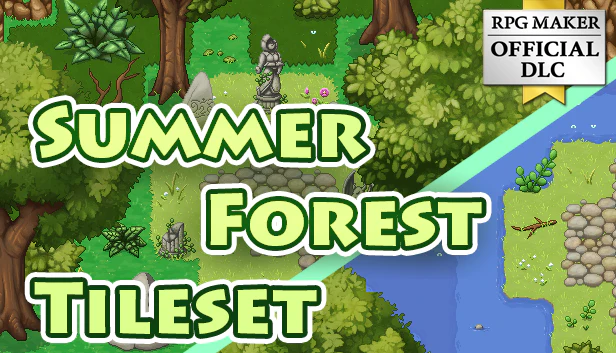 Summer Forest Tileset - RPG Maker MZ