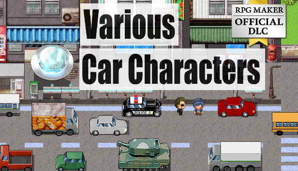 Various cars Characters set - RPG Maker MZ
